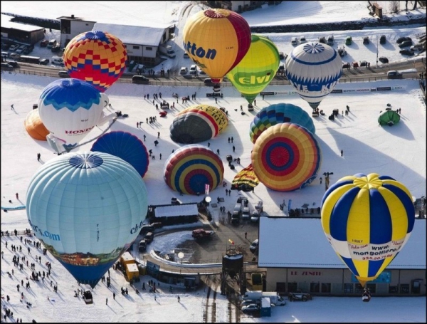 Фестиваль воздушных шаров в Шато Д